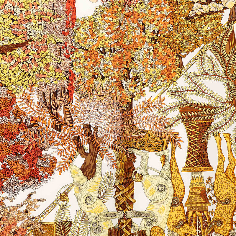 Les Legendes de l Arbre Silk Scarf 90 - Image 7