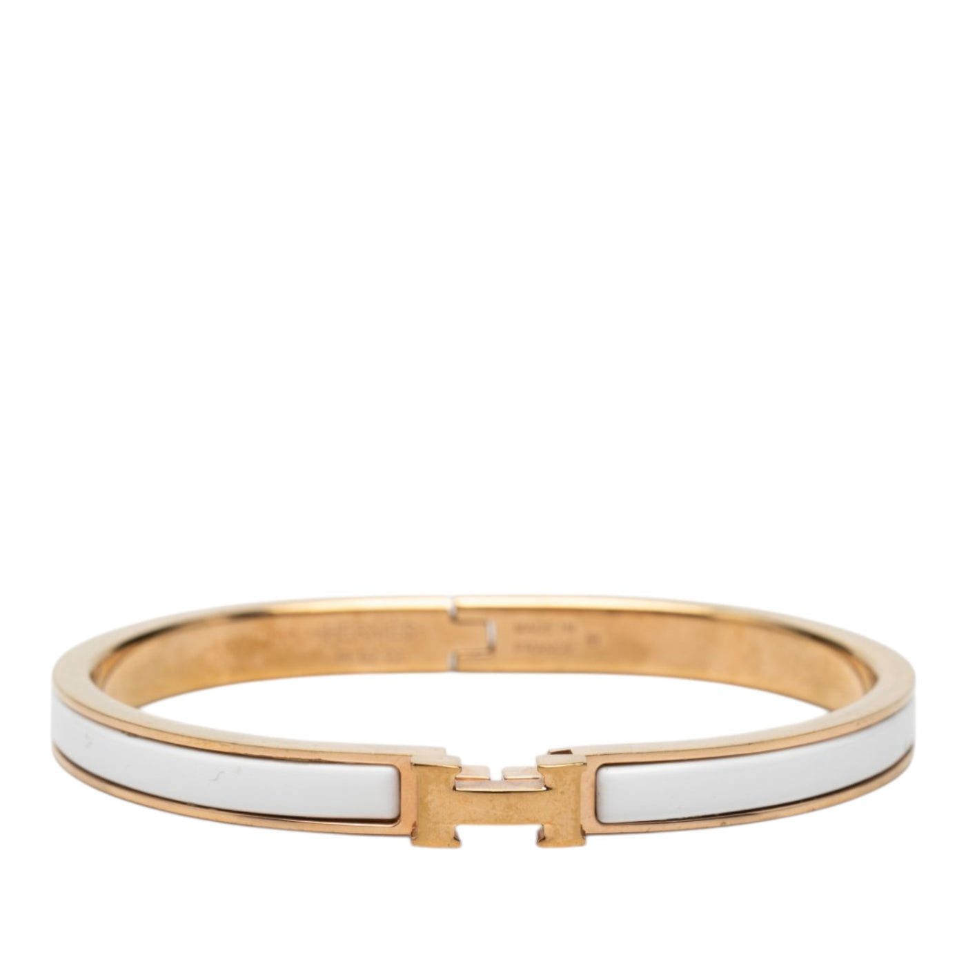 Extra Narrow Enamel Clic H Bracelet PM - Image 1