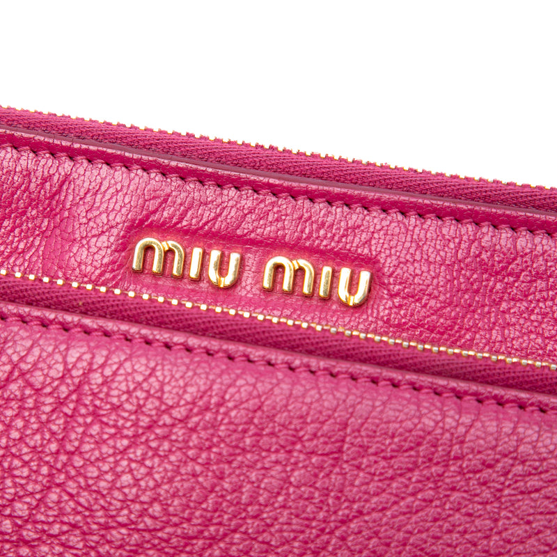 Goatskin Madras Double Zip Crossbody - Image 5