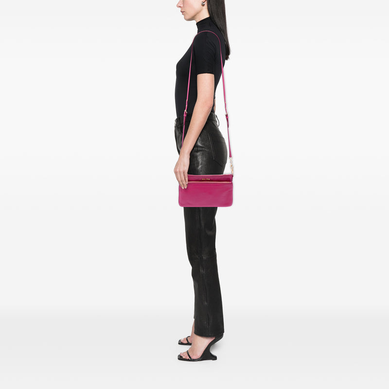 Goatskin Madras Double Zip Crossbody - Image 6