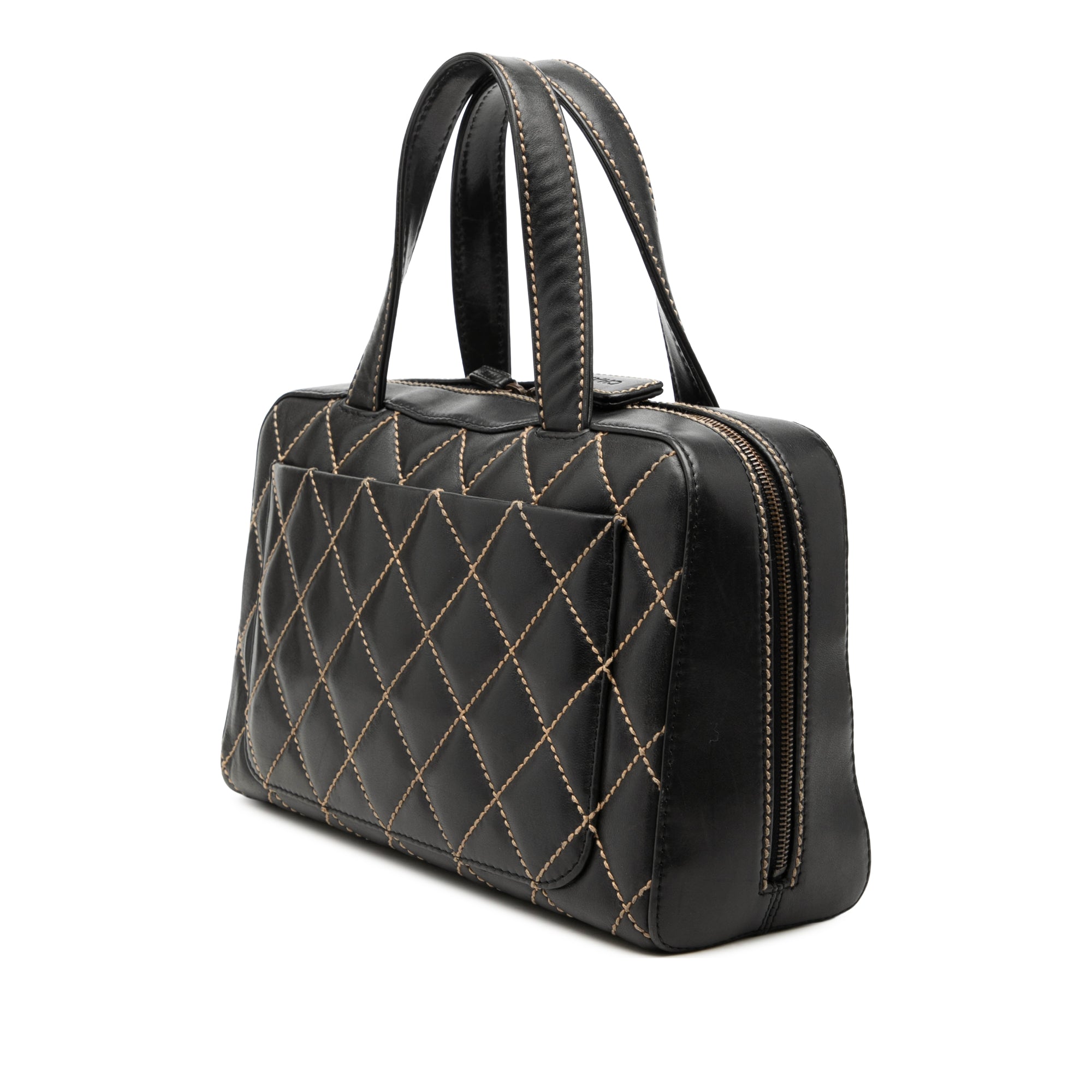 CC Lambskin Wild Stitch Handbag - Image 2