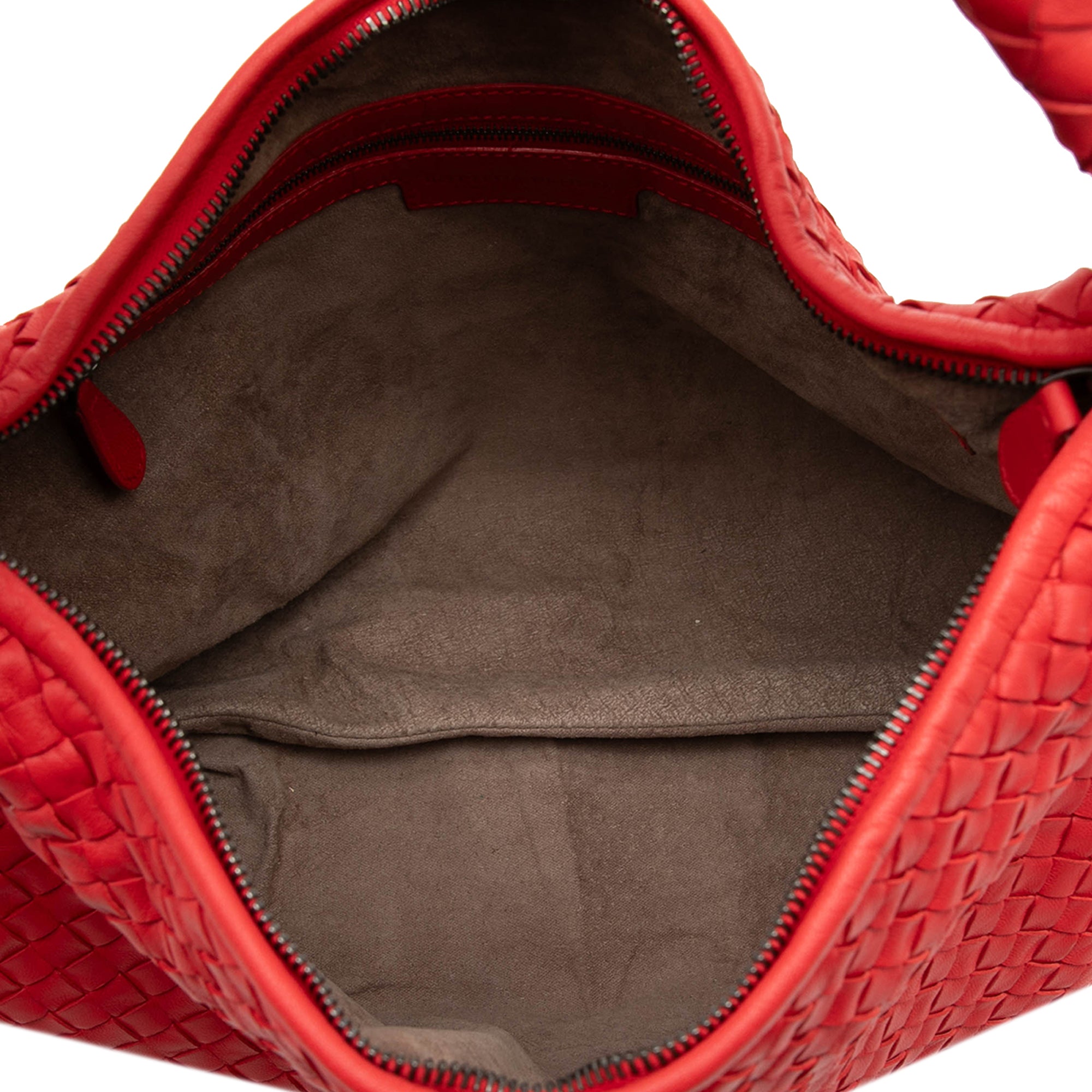 Medium Nappa Intrecciato Veneta Hobo - Image 4