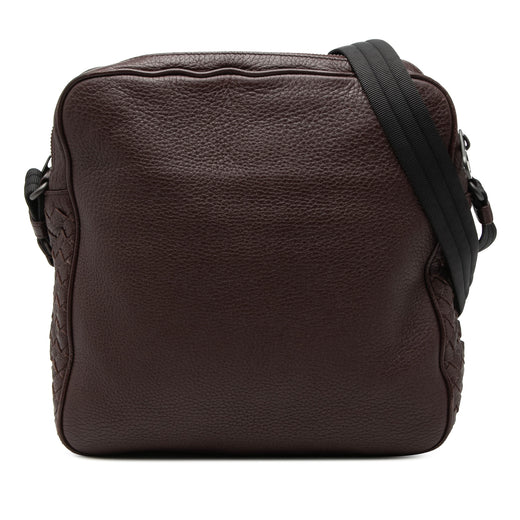Intrecciato Trimmed Nappa Messenger Bag - Image 1