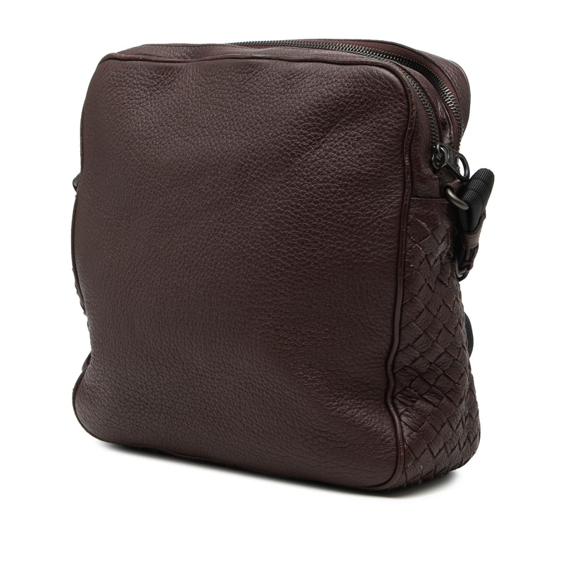 Intrecciato Trimmed Nappa Messenger Bag - Image 2