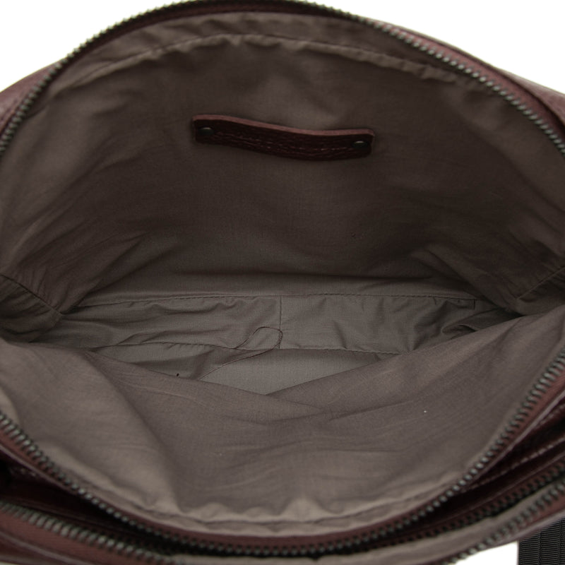 Intrecciato Trimmed Nappa Messenger Bag - Image 4