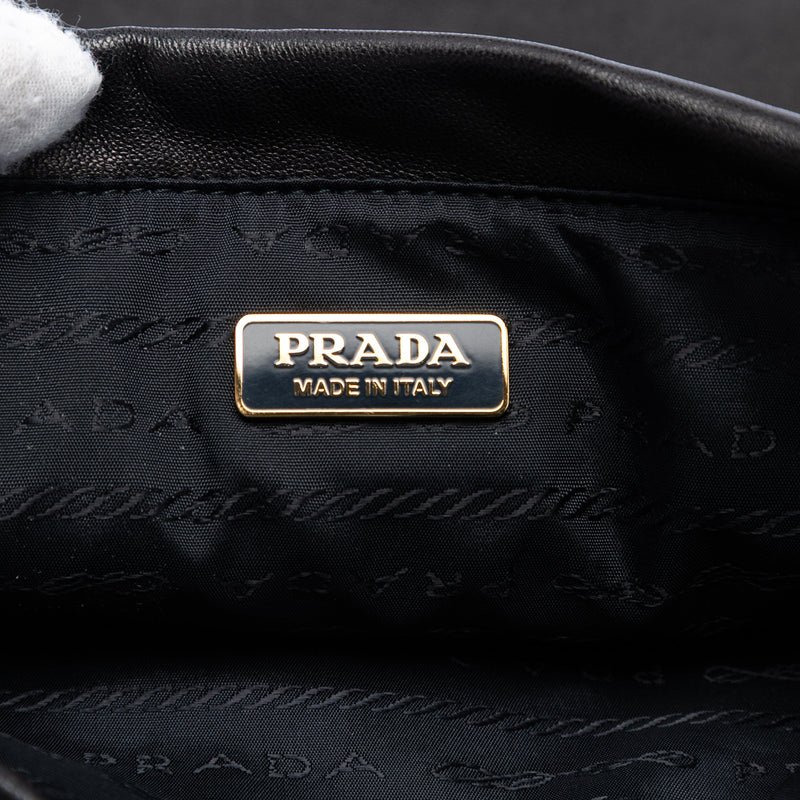Embroidered Leather Drawstring Pouch - Image 5