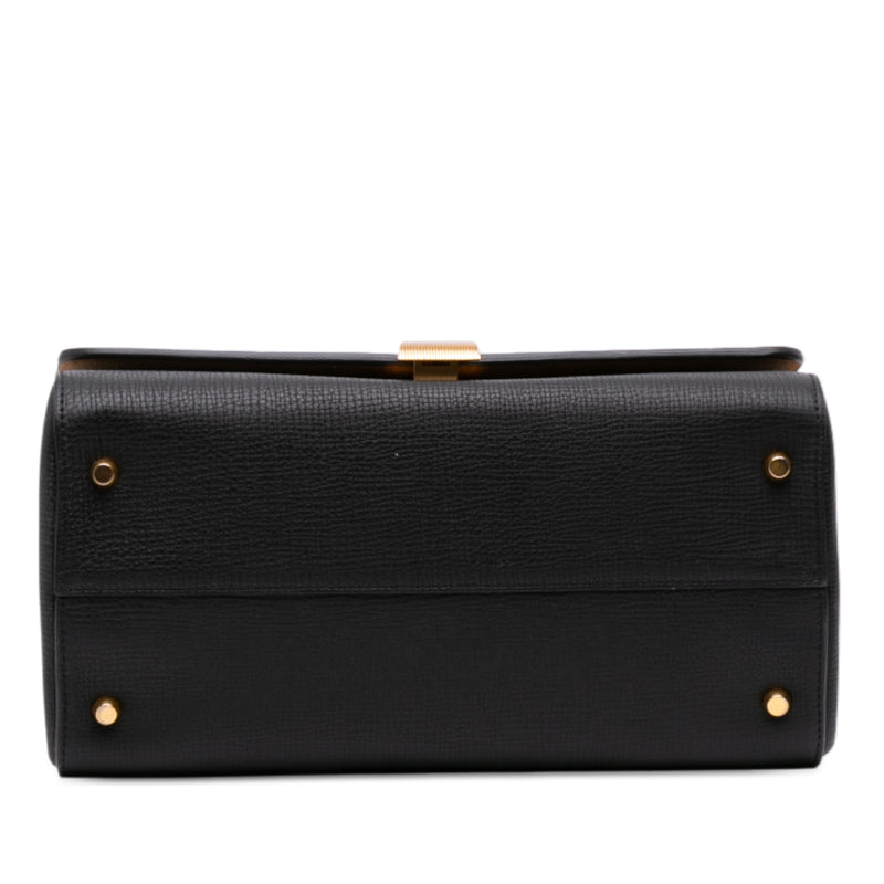 Grained Calfskin BV Angle Shoulder Bag - Image 3