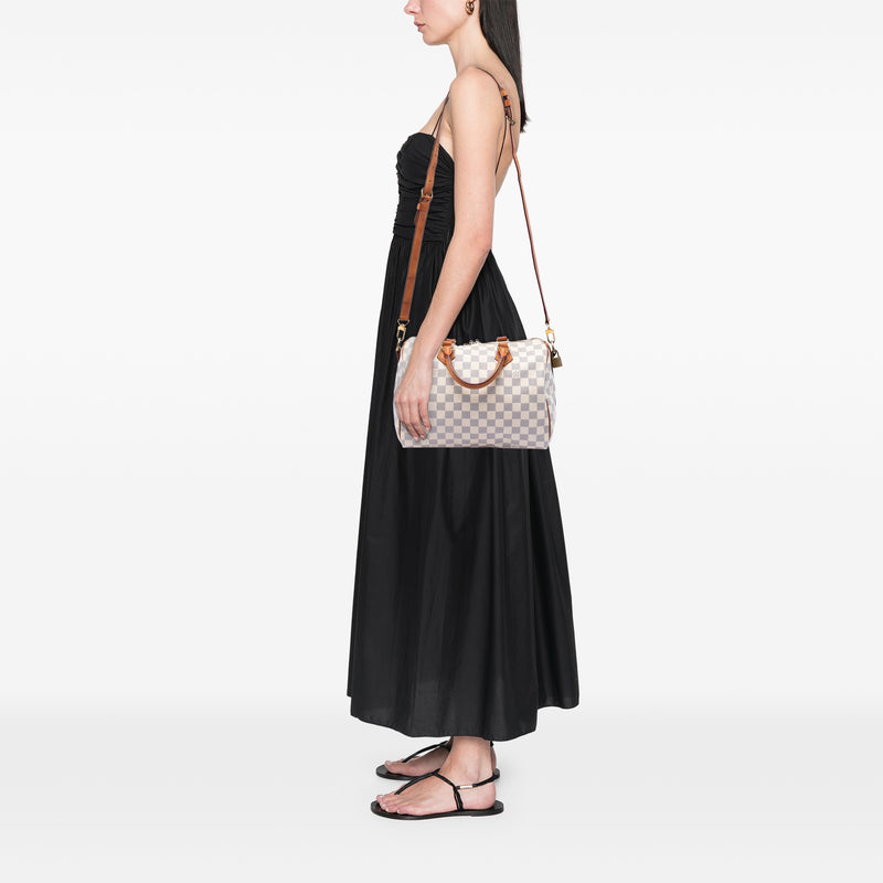 Damier Azur Speedy Bandouliere 30 - Image 7