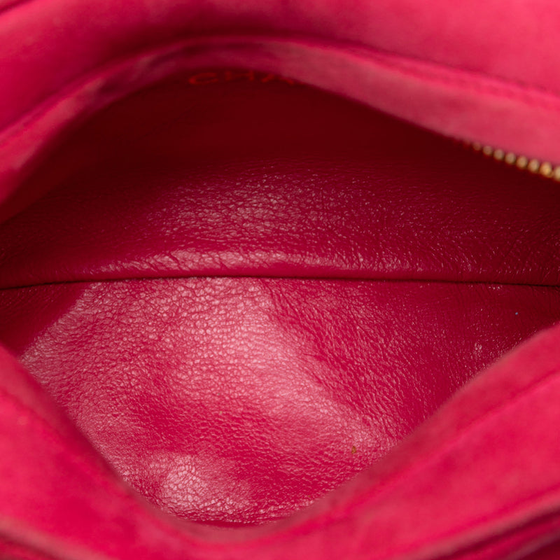CC Quilted Suede Camera Bag - Image 4