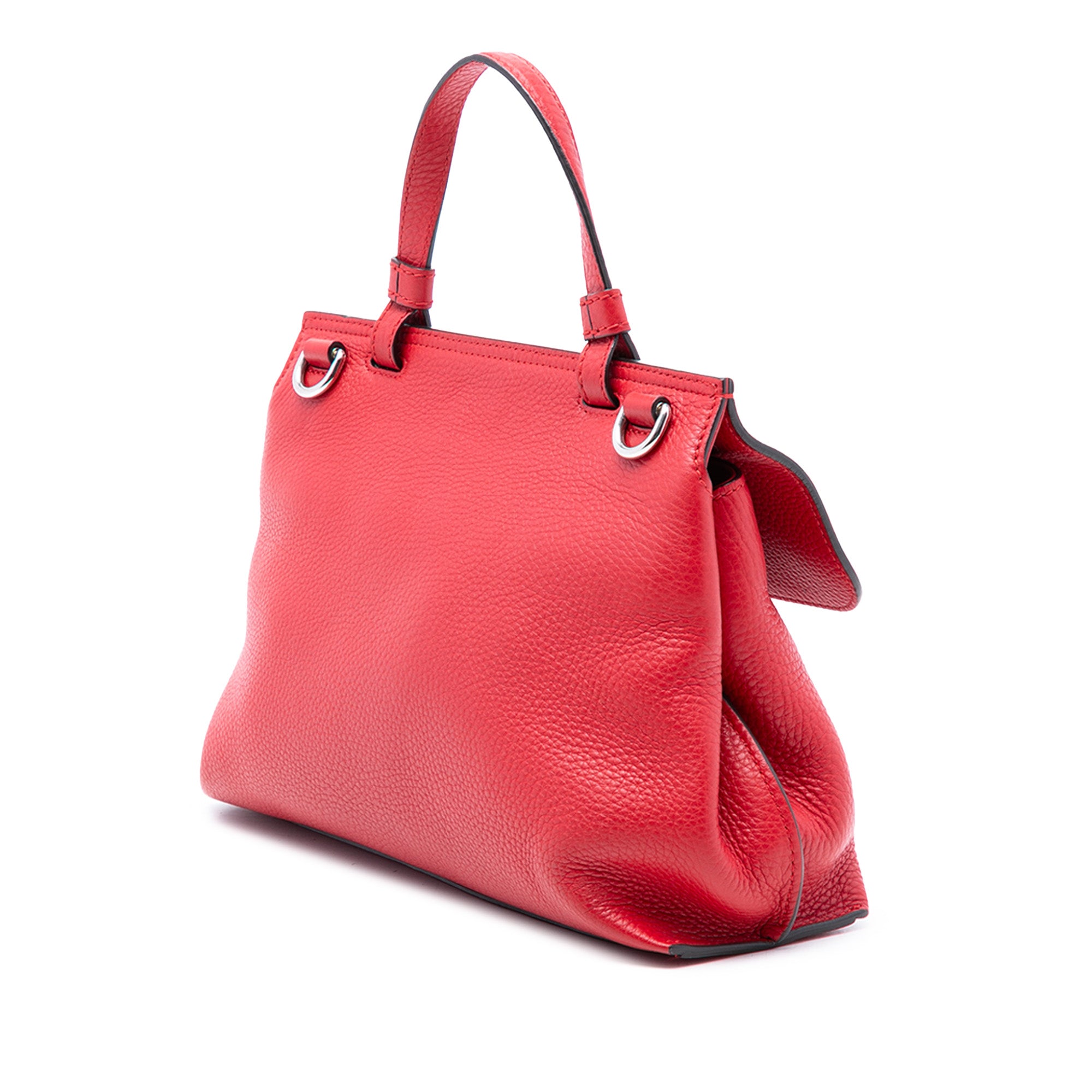 Small Calfskin Bamboo Daily Satchel - Image 2
