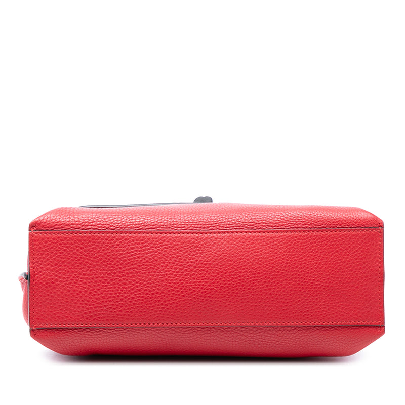 Small Calfskin Bamboo Daily Satchel - Image 3