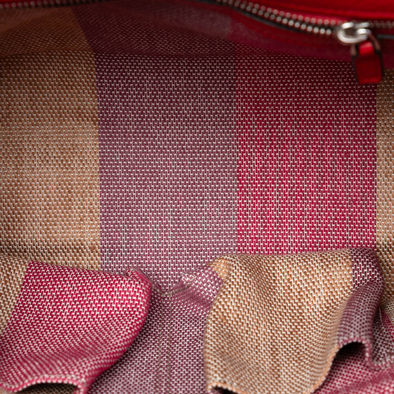 Small Calfskin Bamboo Daily Satchel - Image 4