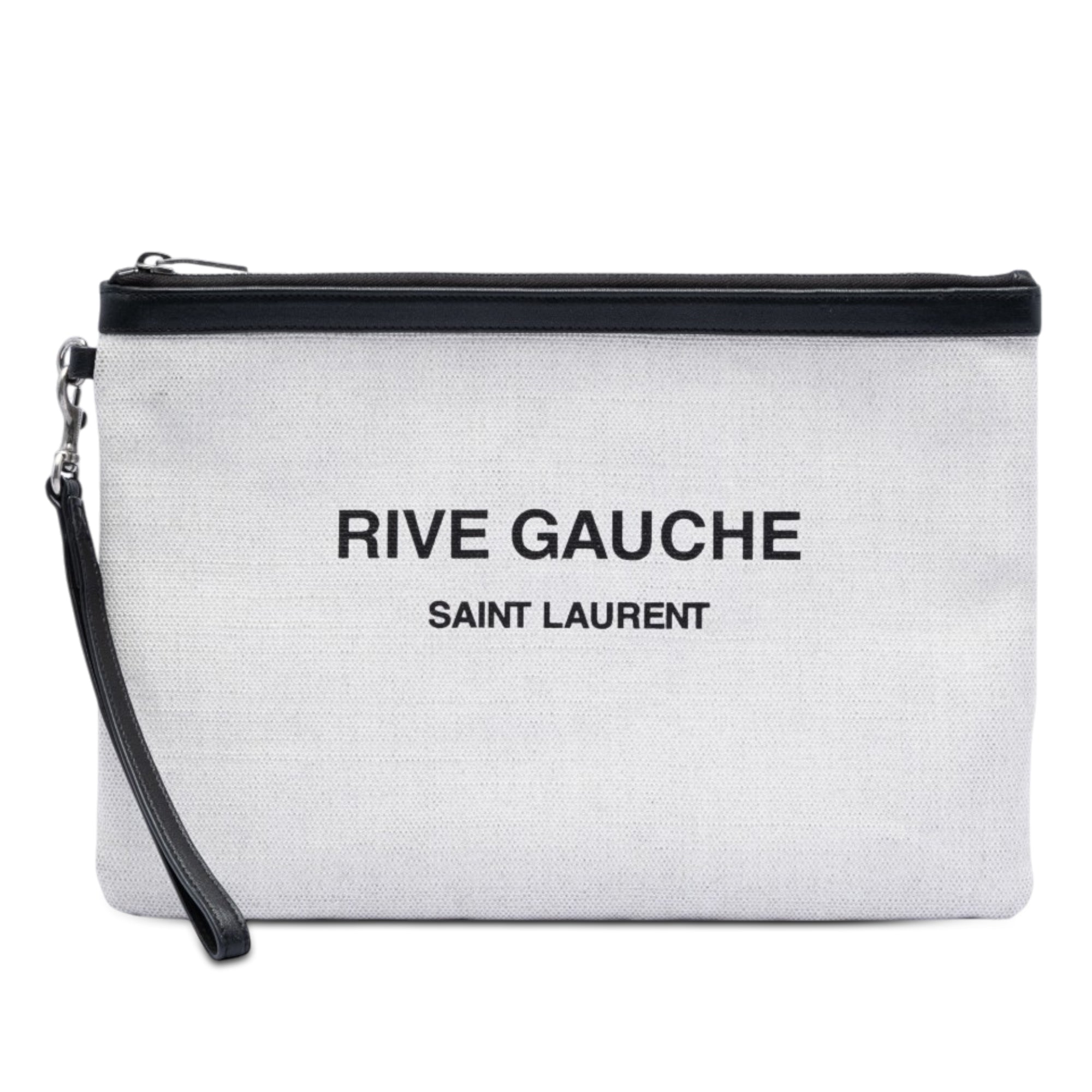 Canvas Rive Gauche Wristlet Clutch - Image 1