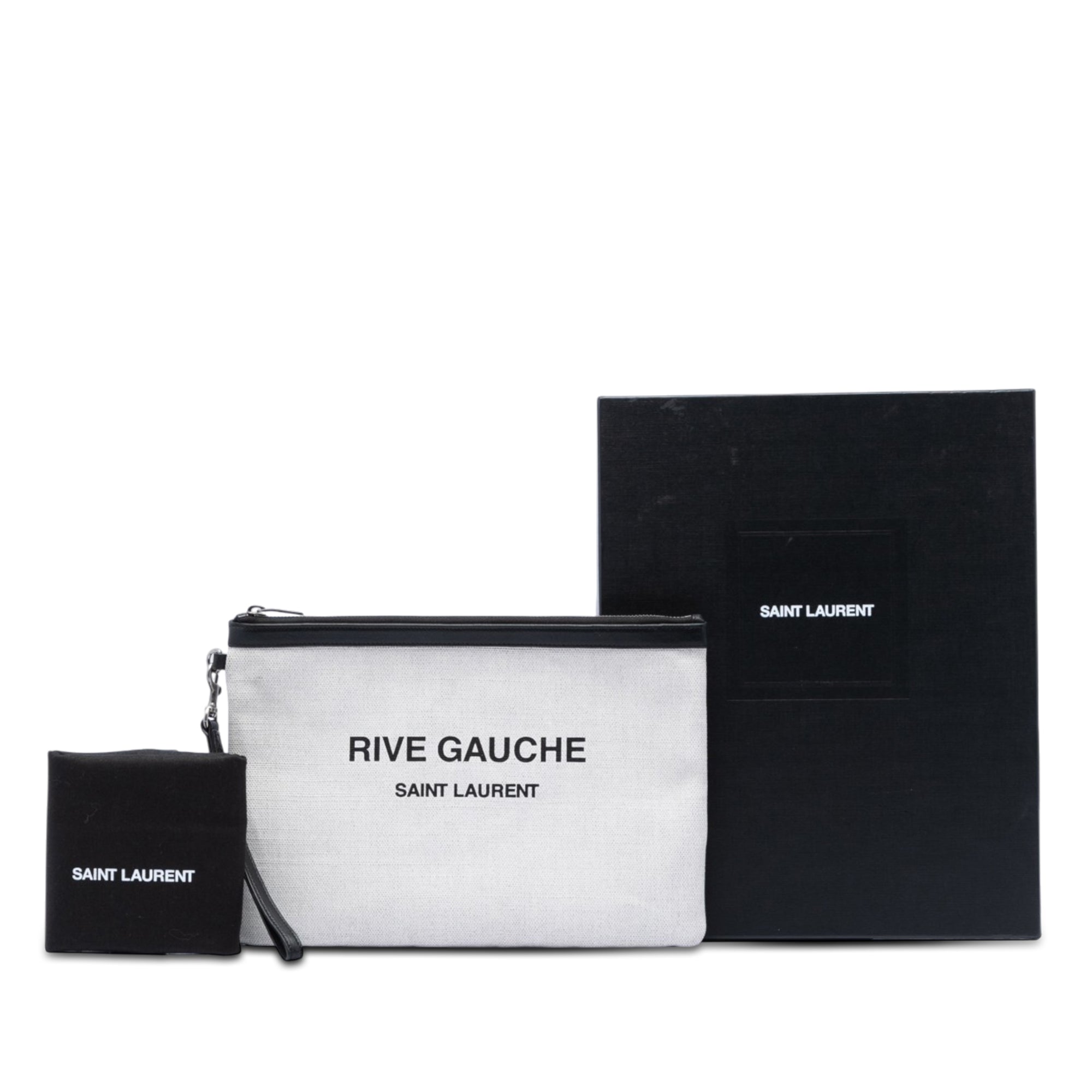 Canvas Rive Gauche Wristlet Clutch - Image 8