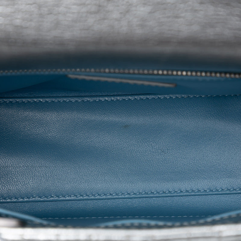 Small Metallic Grained Calfskin Cannage My ABCDior Lady Dior - Image 4