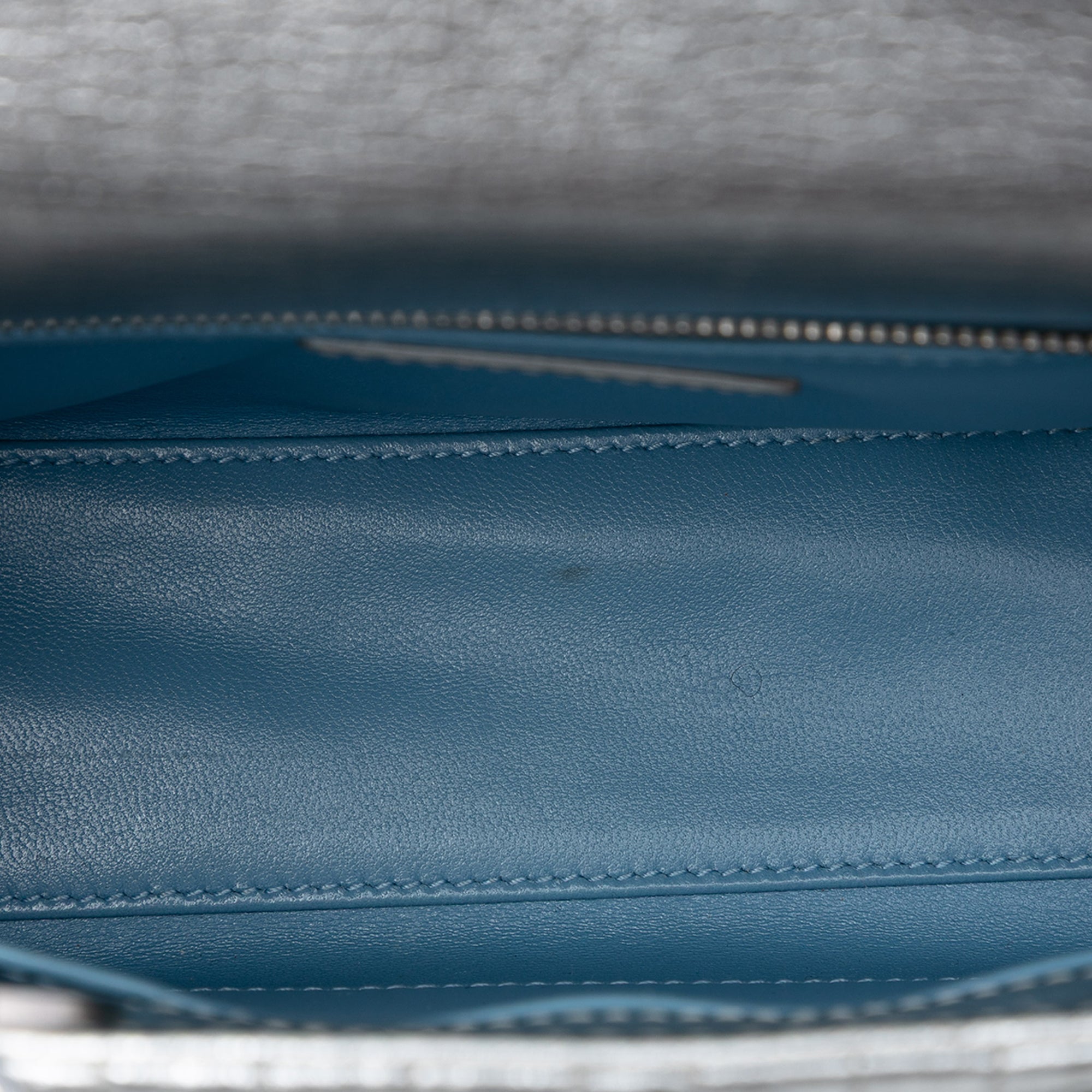 Small Metallic Grained Calfskin Cannage My ABCDior Lady Dior - Image 4