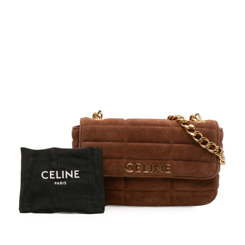 Suede Monochrome Shoulder Bag - Image 12