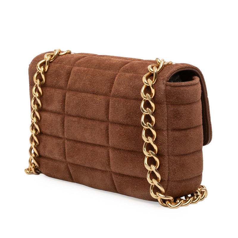 Suede Monochrome Shoulder Bag - Image 2