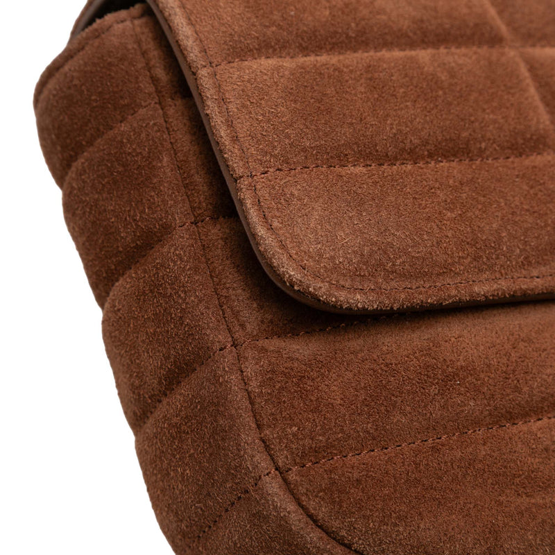 Suede Monochrome Shoulder Bag - Image 7