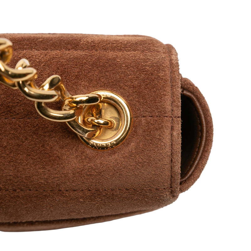 Suede Monochrome Shoulder Bag - Image 9