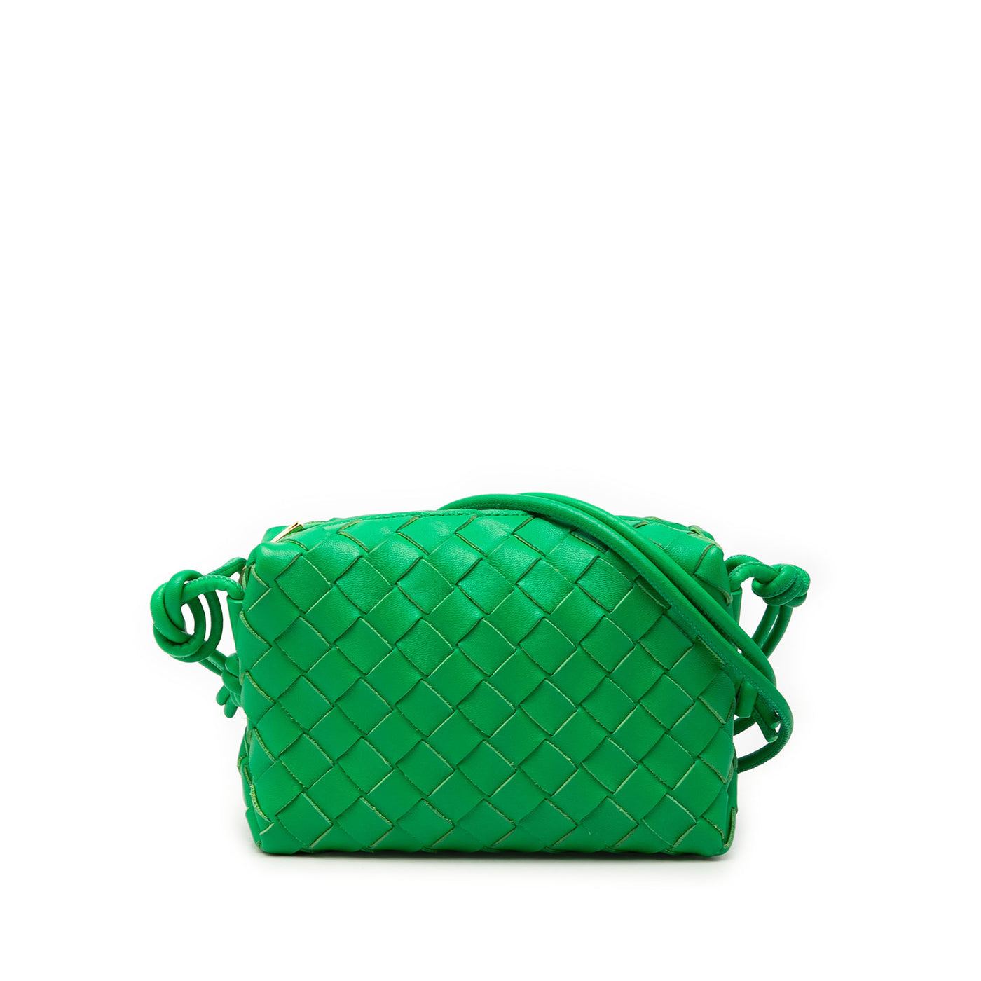 Mini Lambskin Intrecciato Loop Camera Bag - Image 1