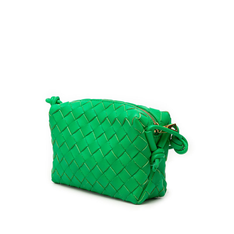 Mini Lambskin Intrecciato Loop Camera Bag - Image 2