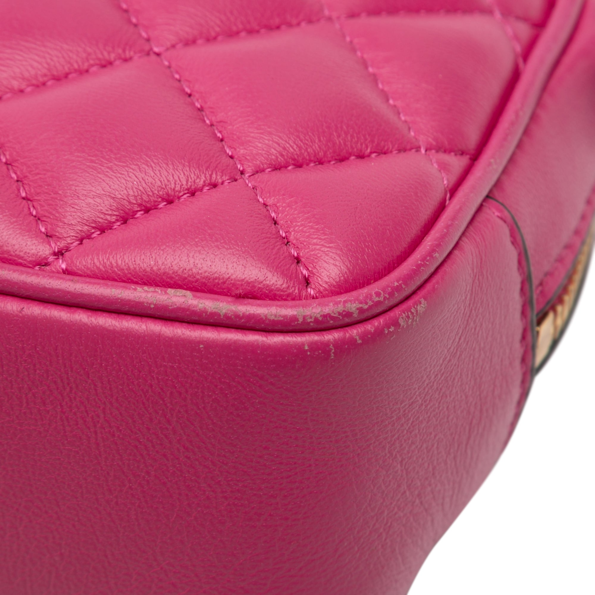 Quilted Lambskin La Medusa Camera Bag - Image 10