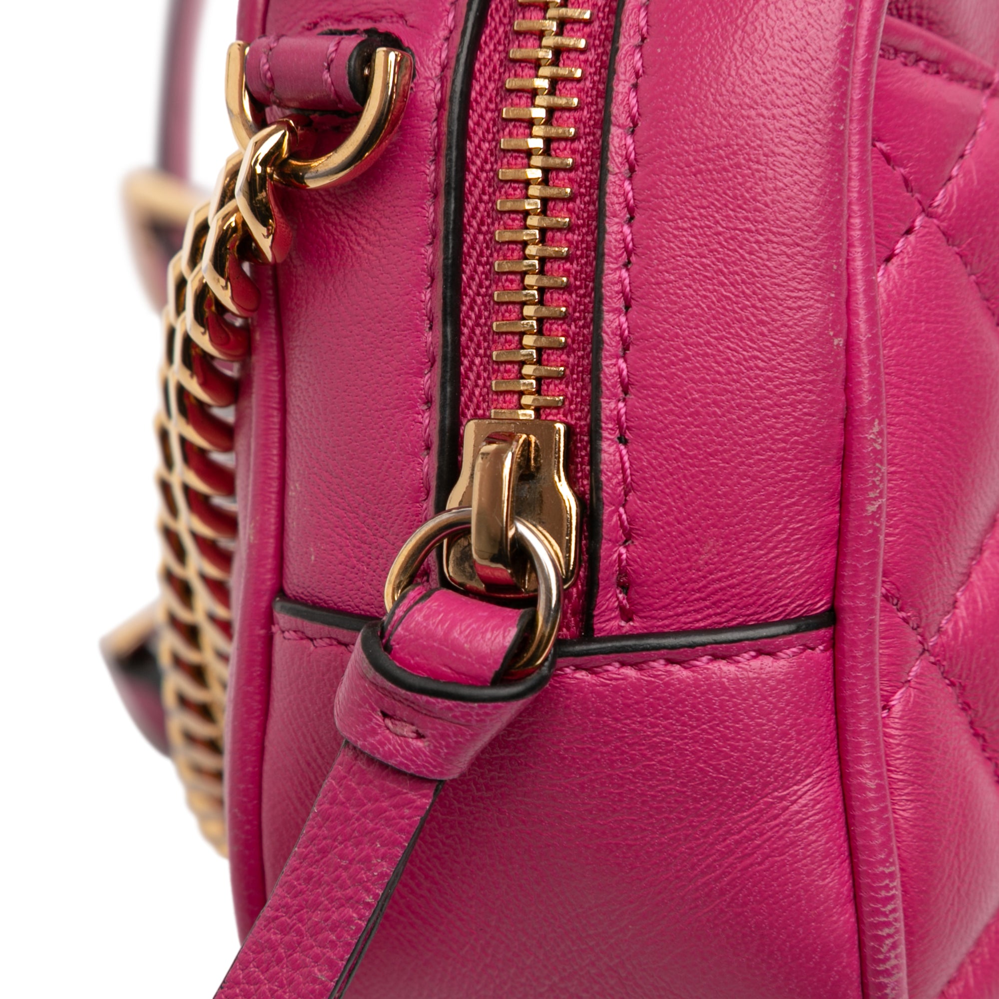 Quilted Lambskin La Medusa Camera Bag - Image 7