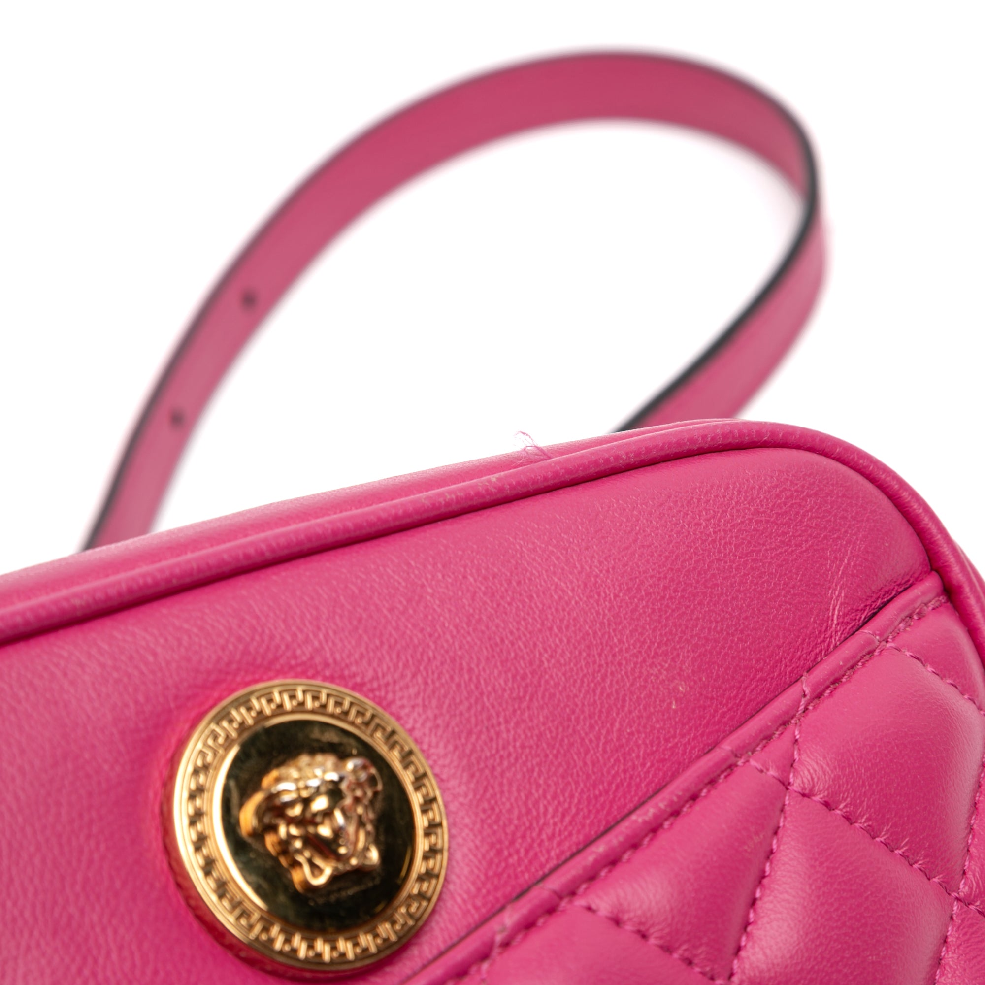 Quilted Lambskin La Medusa Camera Bag - Image 8