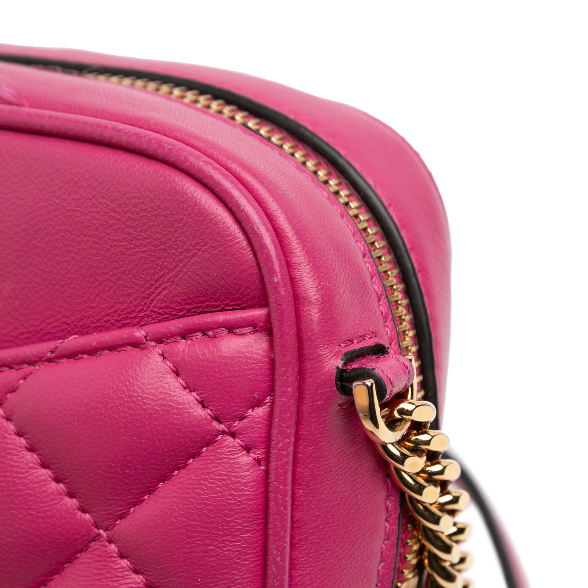 Quilted Lambskin La Medusa Camera Bag - Image 9