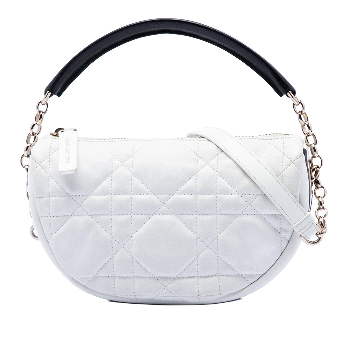 Small Lambskin Cannage Dior Vibe Hobo - Image 1