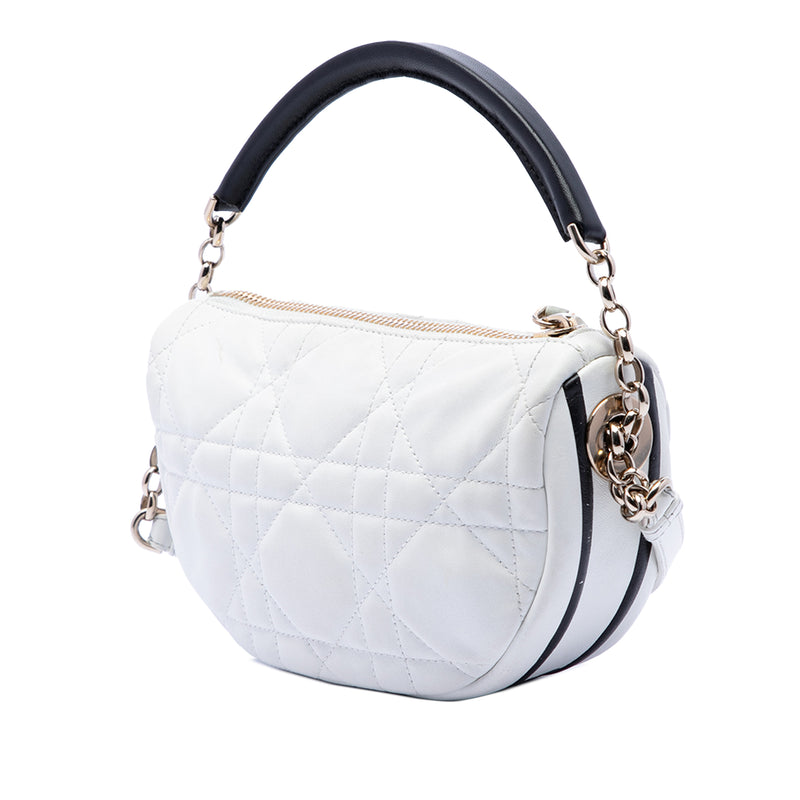 Small Lambskin Cannage Dior Vibe Hobo - Image 2