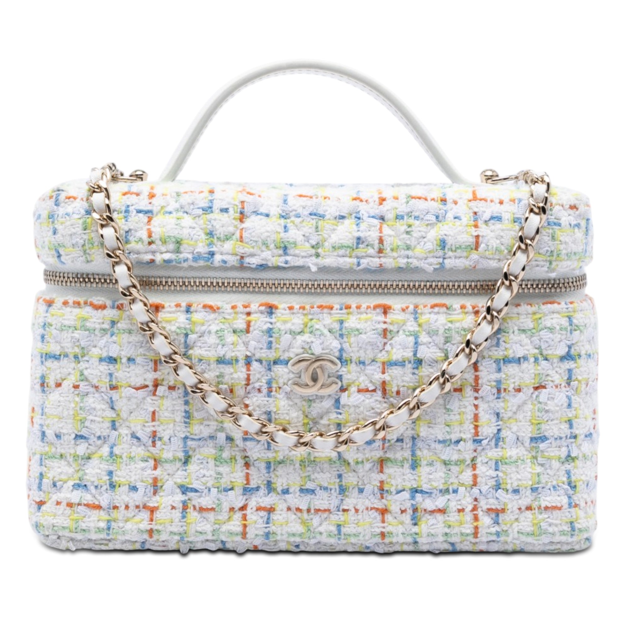 25C Cruise CC Quilted Tweed Vanity Bag - Image 1