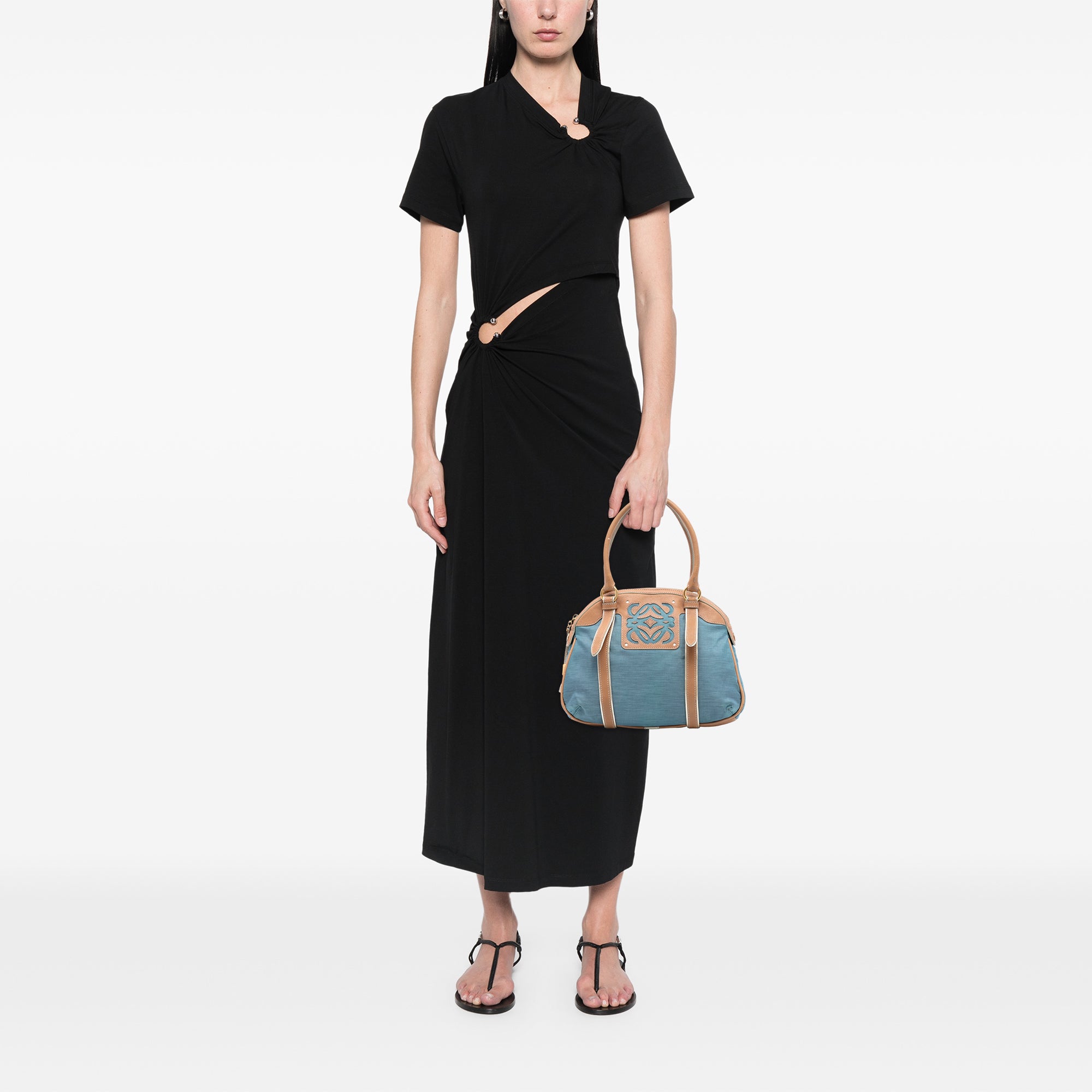 Anagram Jacquard Top Handle Bag - Image 7