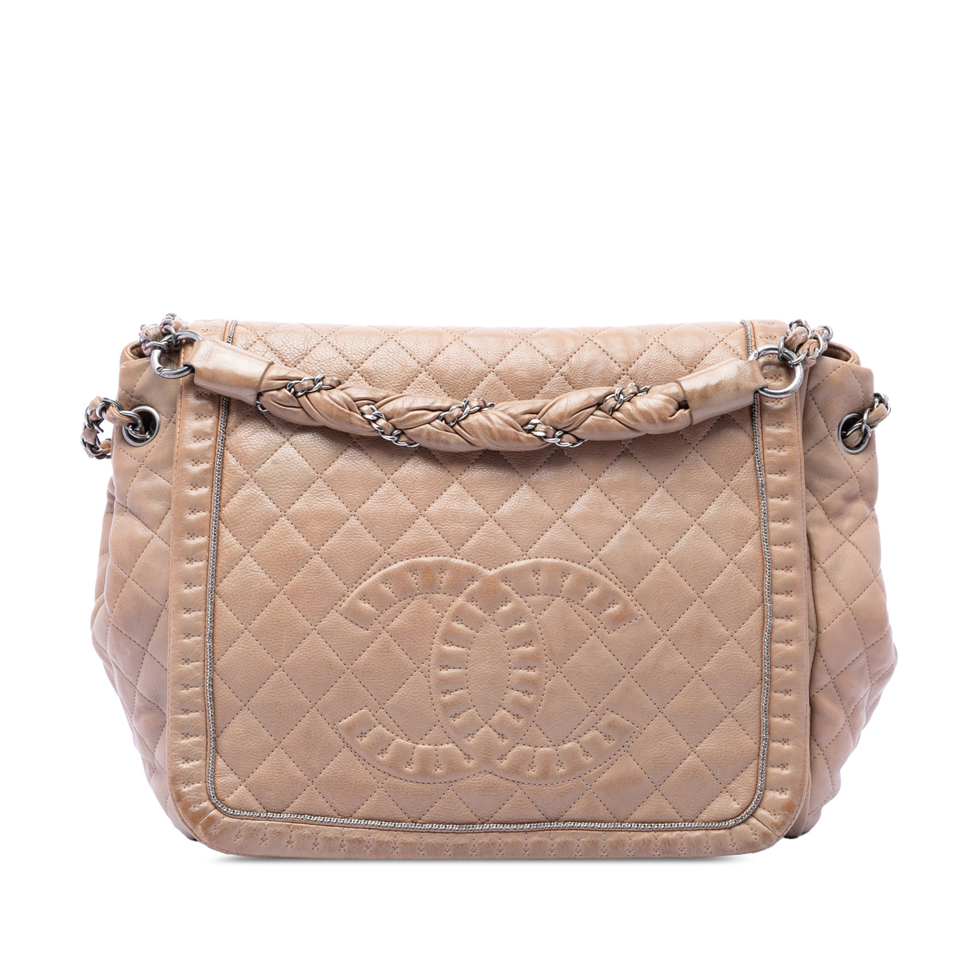 Large Quilted Calfskin Istanbul Accordion Flap - Image 1
