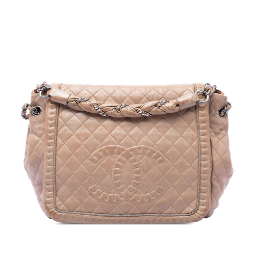 Large Quilted Calfskin Istanbul Accordion Flap - Image 1