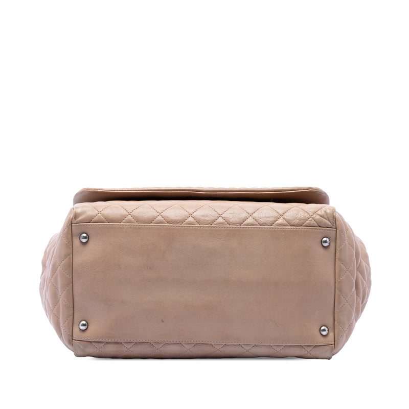 Large Quilted Calfskin Istanbul Accordion Flap - Image 3