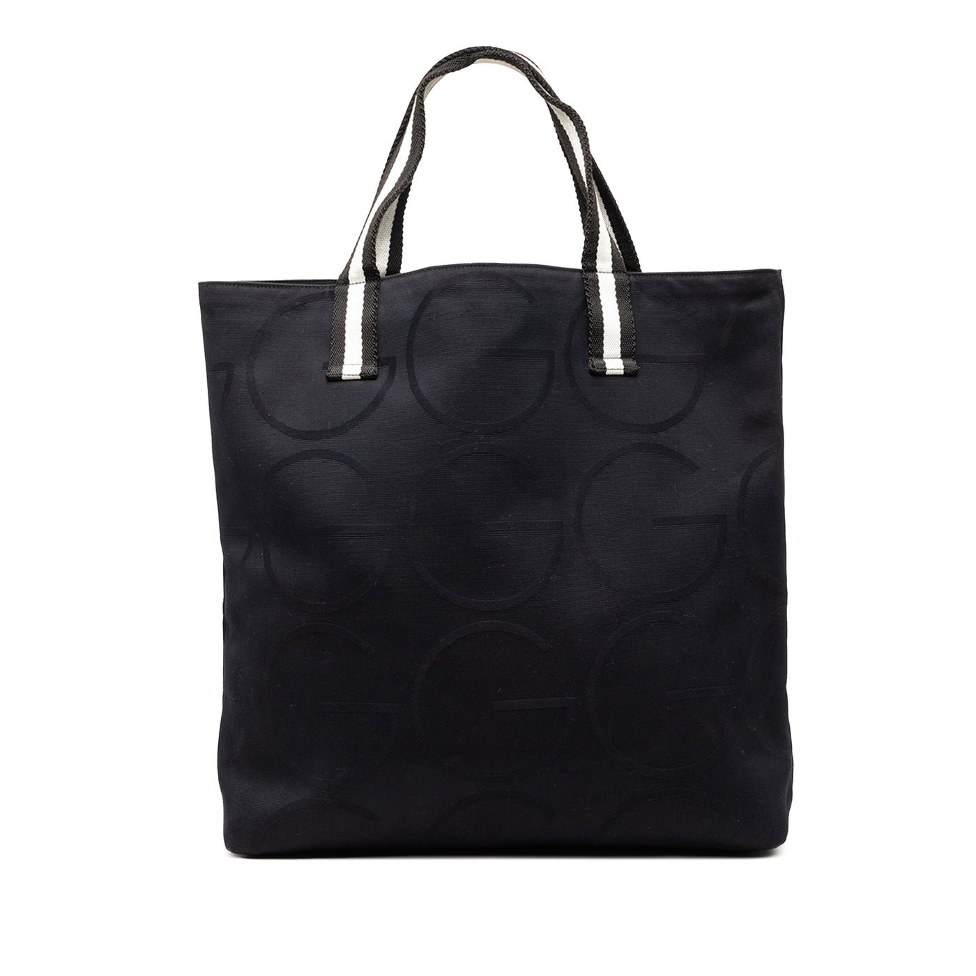 Canvas G Monogram Web Tote - Image 1