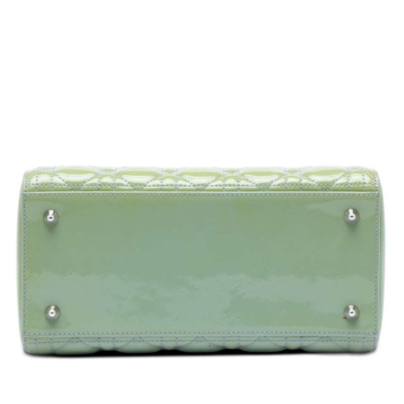 Medium Patent Cannage Lady Dior - Image 3