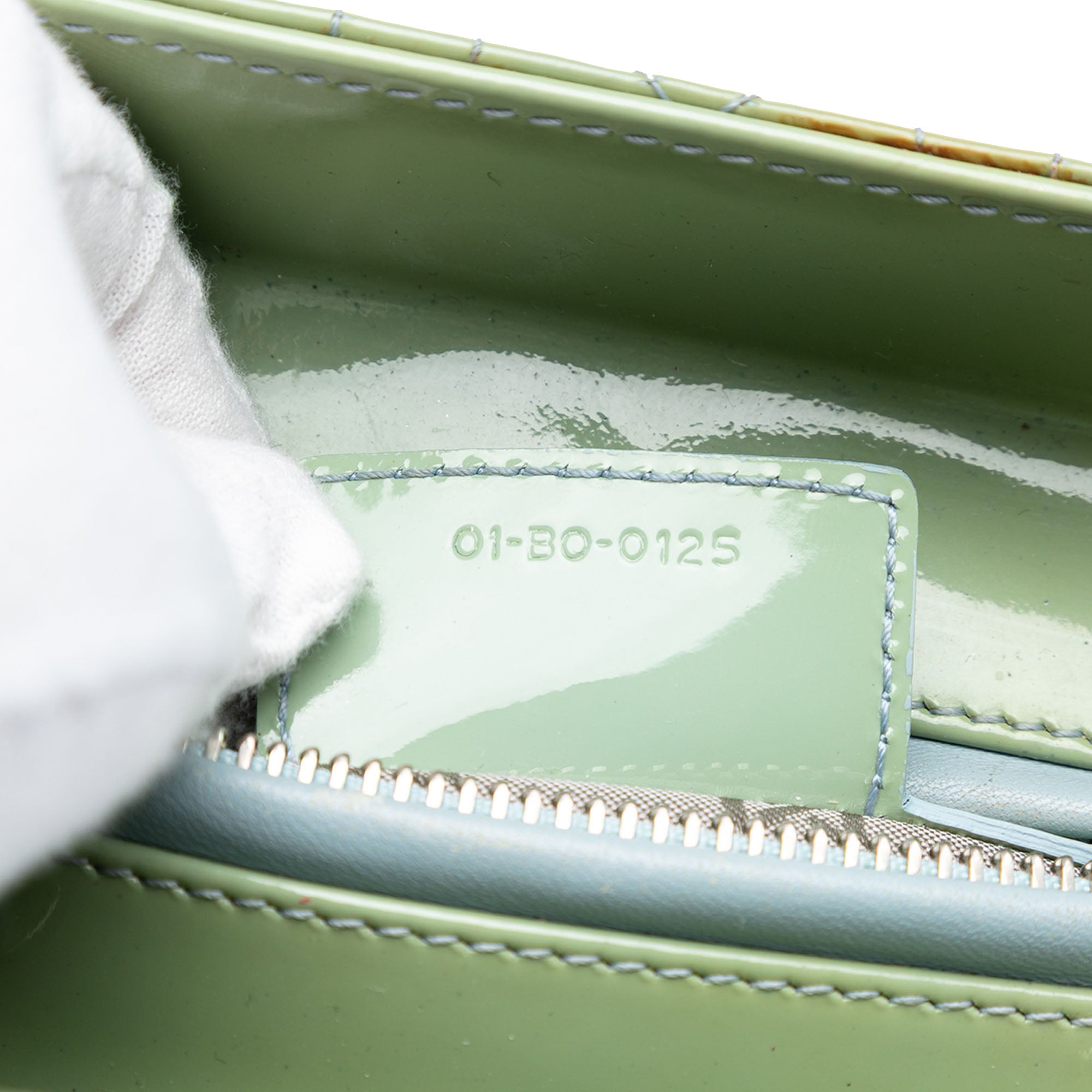 Medium Patent Cannage Lady Dior - Image 6