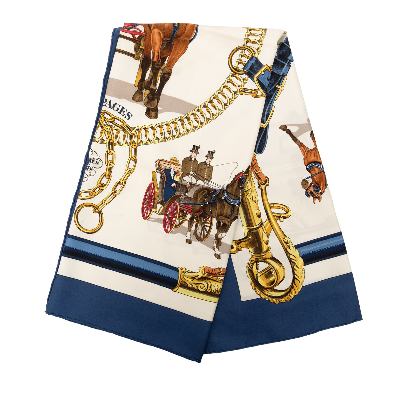 Equipages Silk Scarf 90 - Image 1
