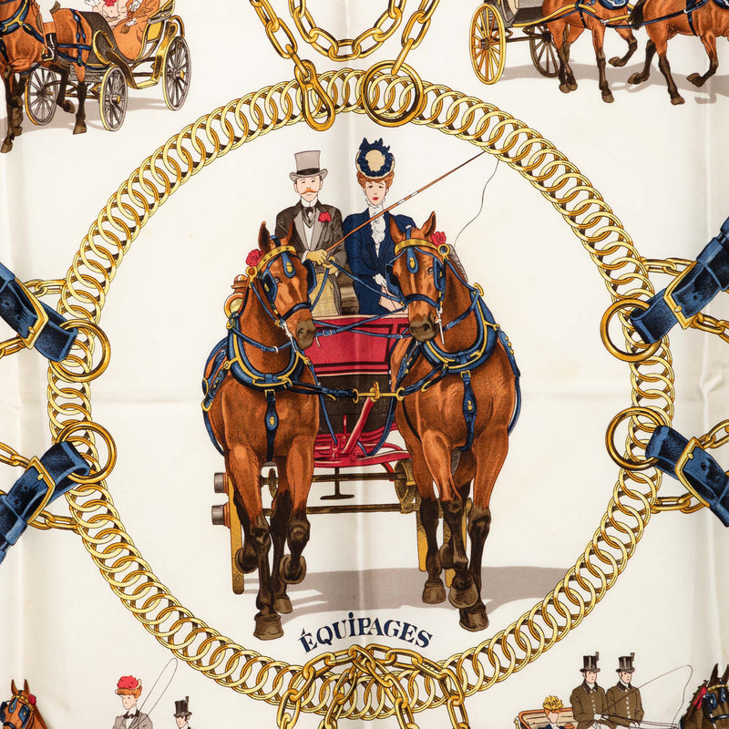 Equipages Silk Scarf 90 - Image 2