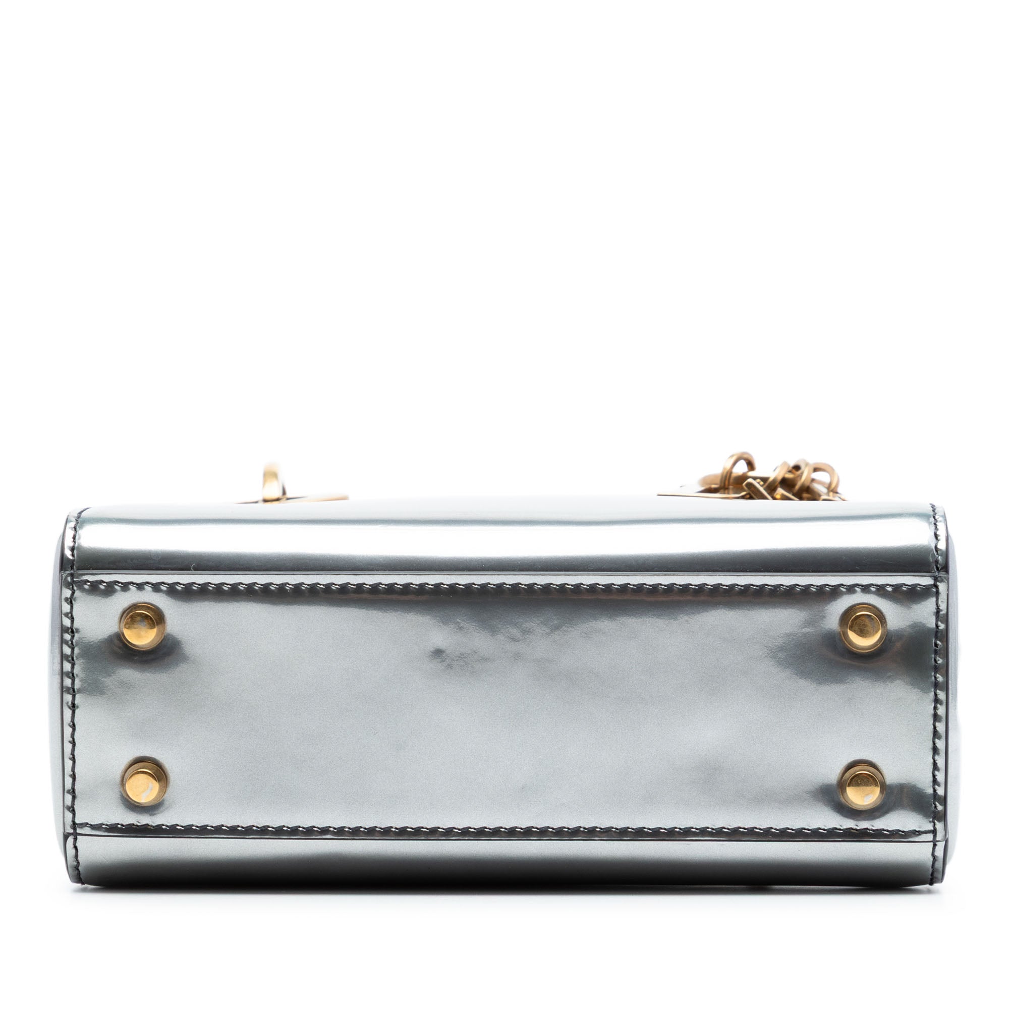 Mini Metallic Patent Lady Dior - Image 3