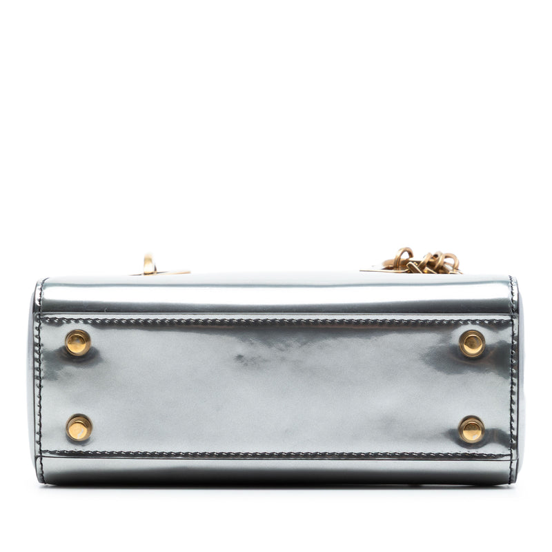 Mini Metallic Patent Lady Dior - Image 3