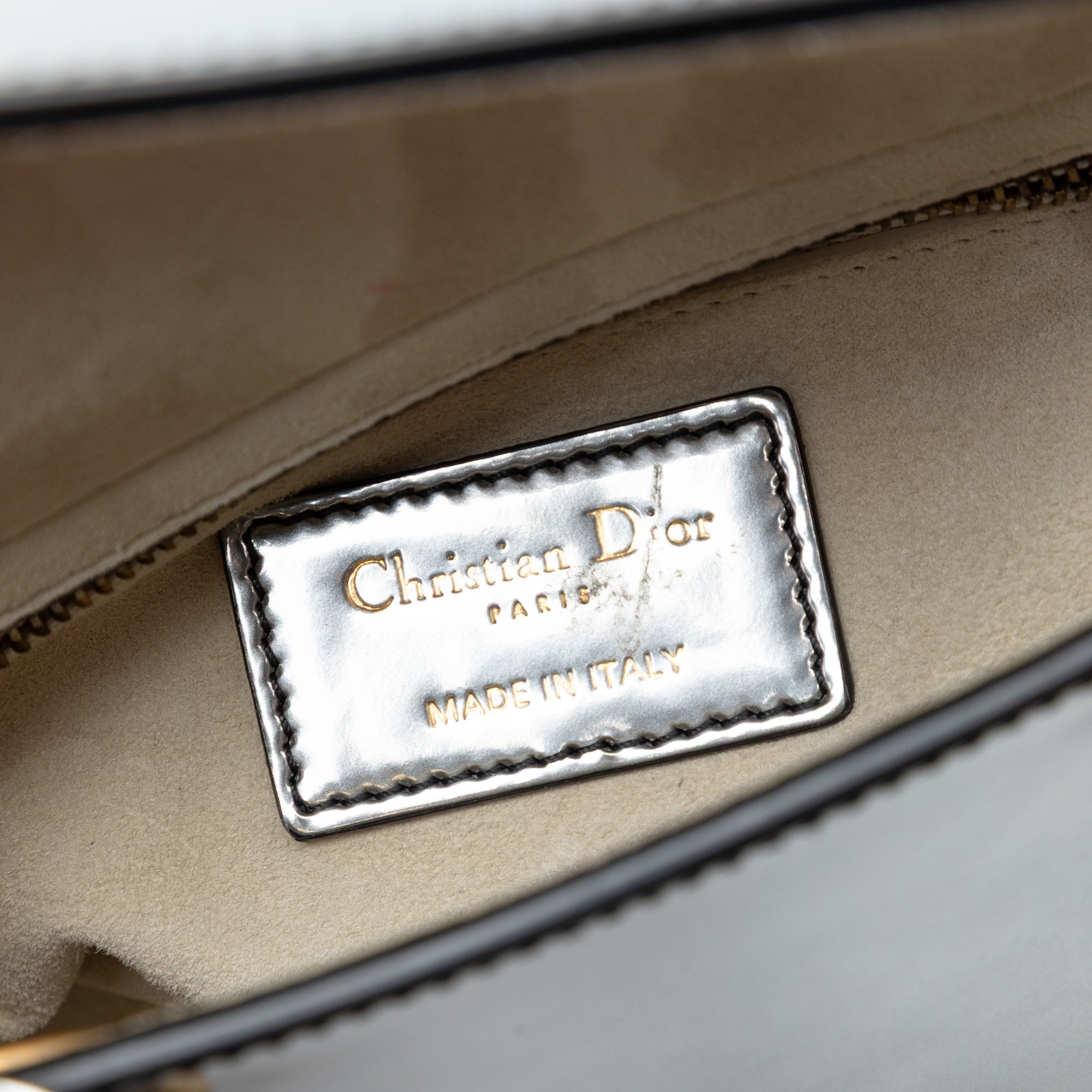 Mini Metallic Patent Lady Dior - Image 5