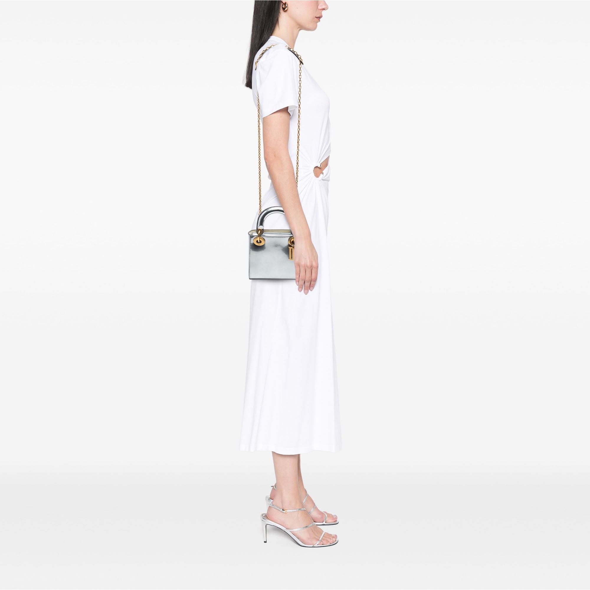 Mini Metallic Patent Lady Dior - Image 6