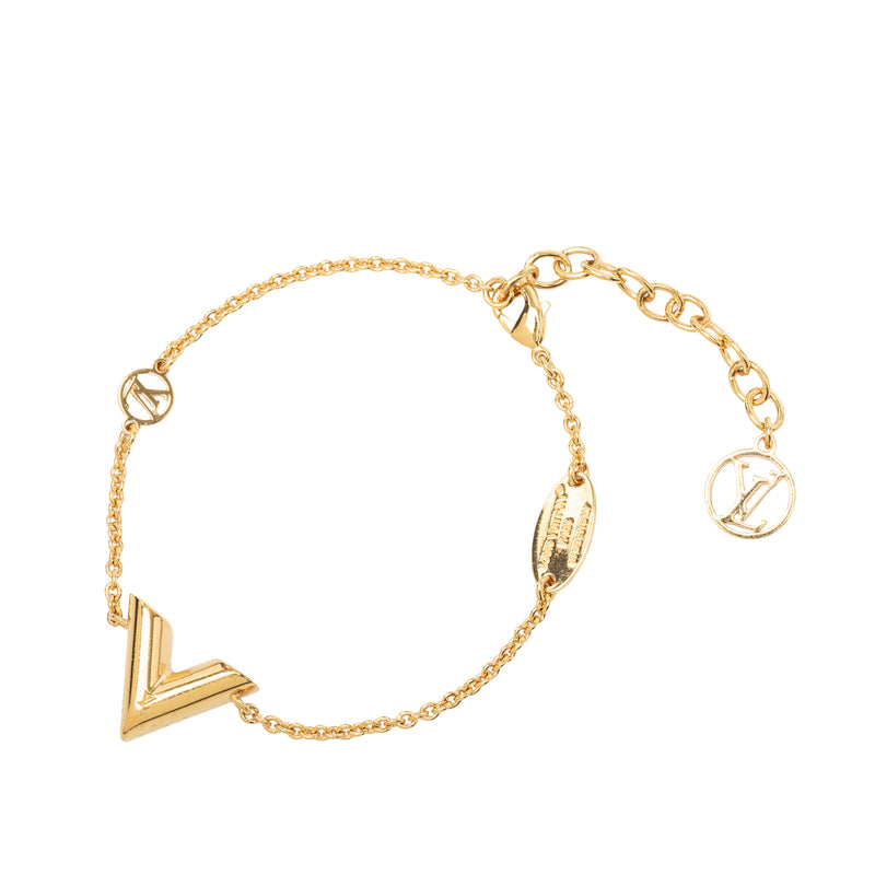 Gold Plated Essential V Bracelet - Image 2