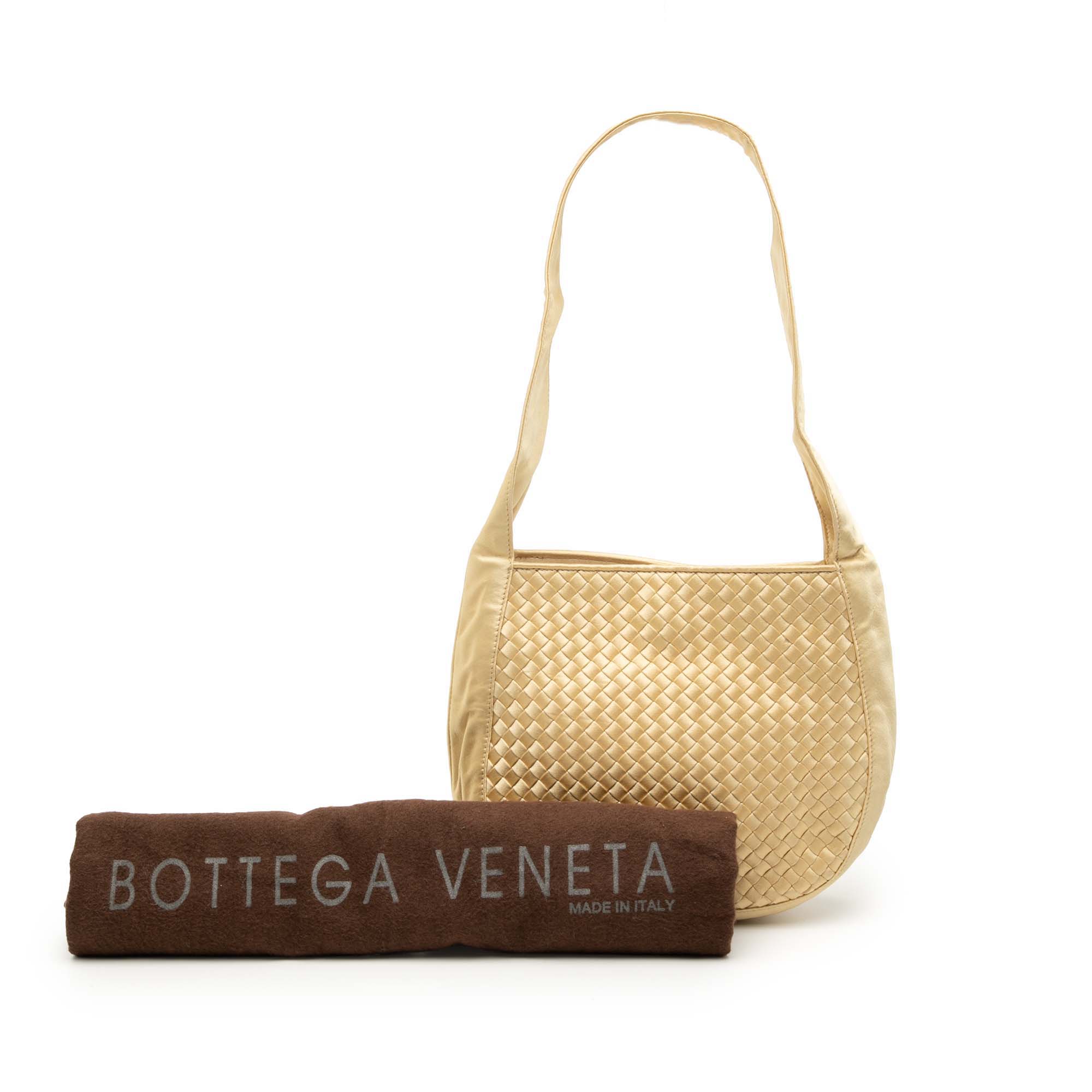 Satin Intrecciato Shoulder Bag - Image 9
