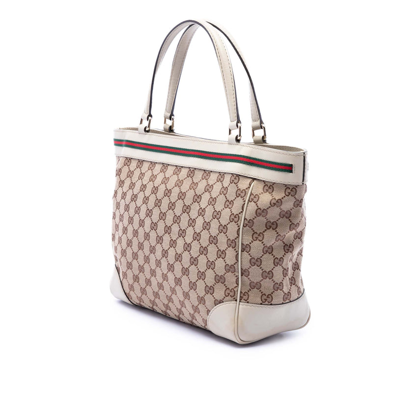 GG Canvas Web Mayfair Tote - Image 2