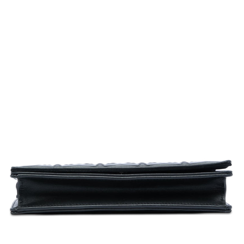 Calfskin Cannage Diamond Lady Dior Wallet On Chain - Image 3